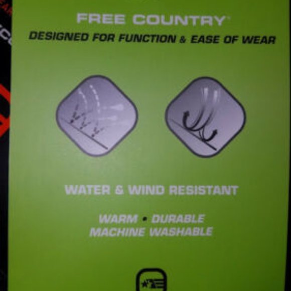 Free Country Coat Black Size S Men's Cubic Dobby Softshell New with Tags - Picture 10 of 16